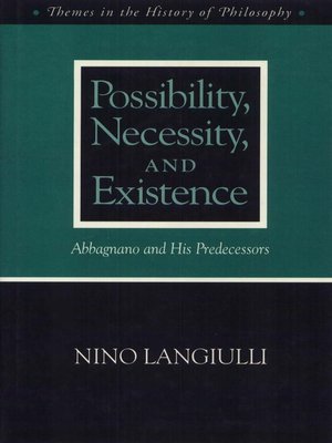 cover image of Possibility Necessity and Existence